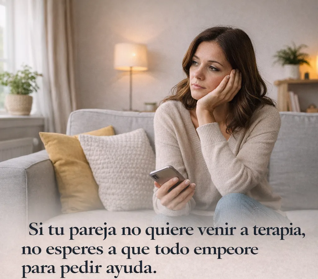 Mi pareja no quiere ir a terapia de pareja: qué puedes hacer y cómo empezar tú en Aguadulce, Almería